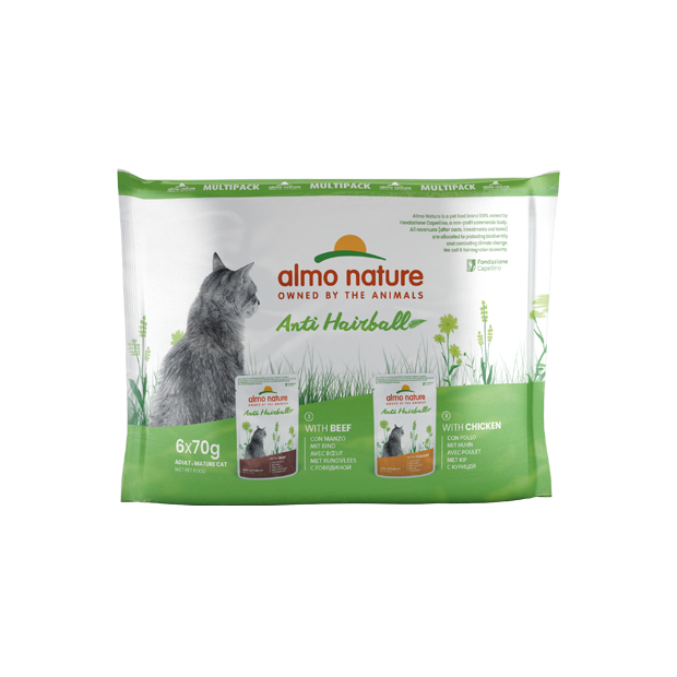 Multipack Holistic Anti Hairball Almo Nature