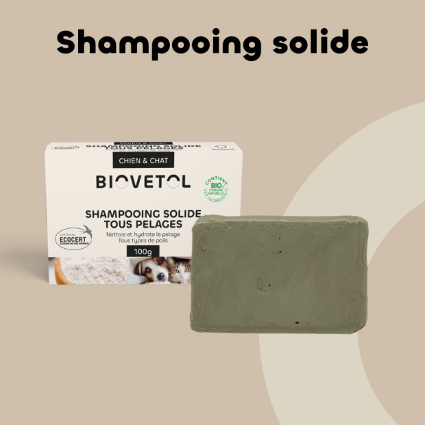 Shampoing solide tous pelages Biovetol