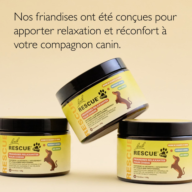 Friandises pour chiens RESCUE PETS 100% naturelles.