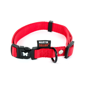 Collier réglable pour chien en nylon Martin Sellier