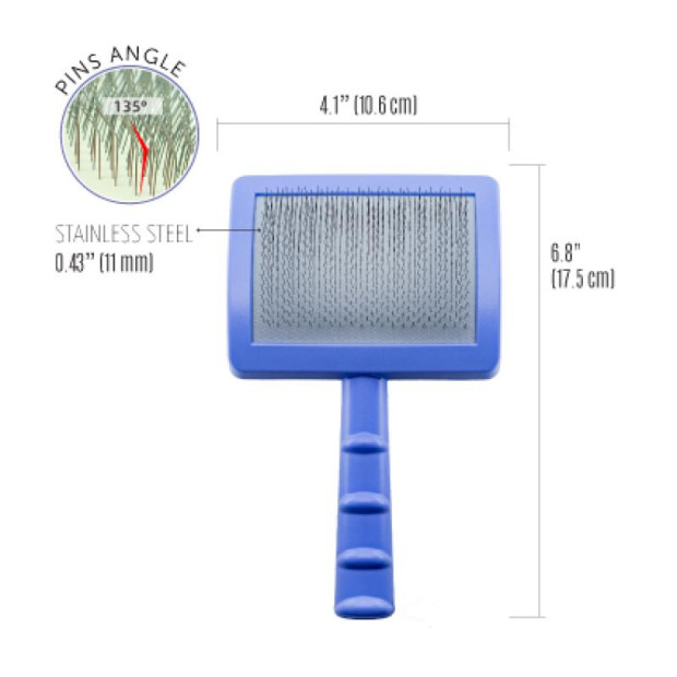 Brosse carde plastique violette Tauro Pro Line